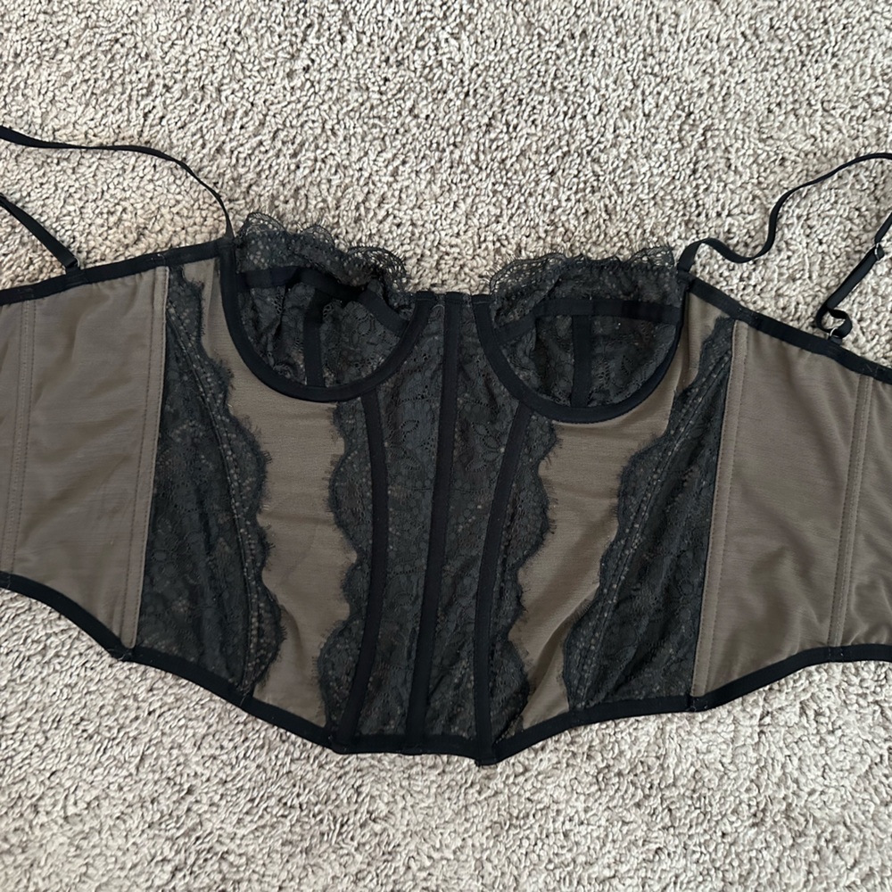 Urban Outfitters black corset top